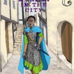 Amethyst, Murder In The City Ebook Young woman wearing chain-mail in a medieval street setting